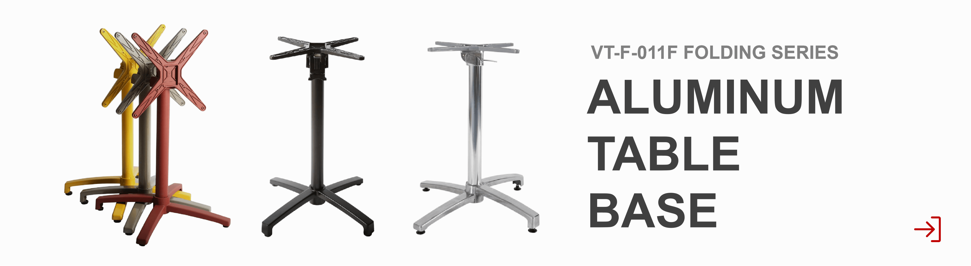 folding table base