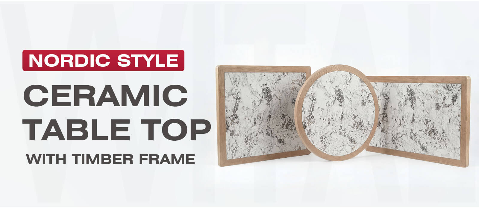 Nordic style ceramic table top