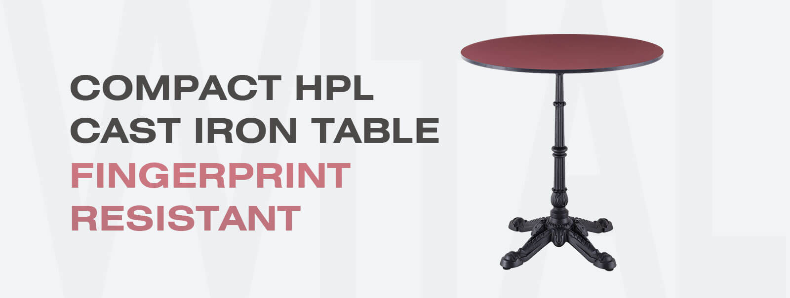 cast iron table