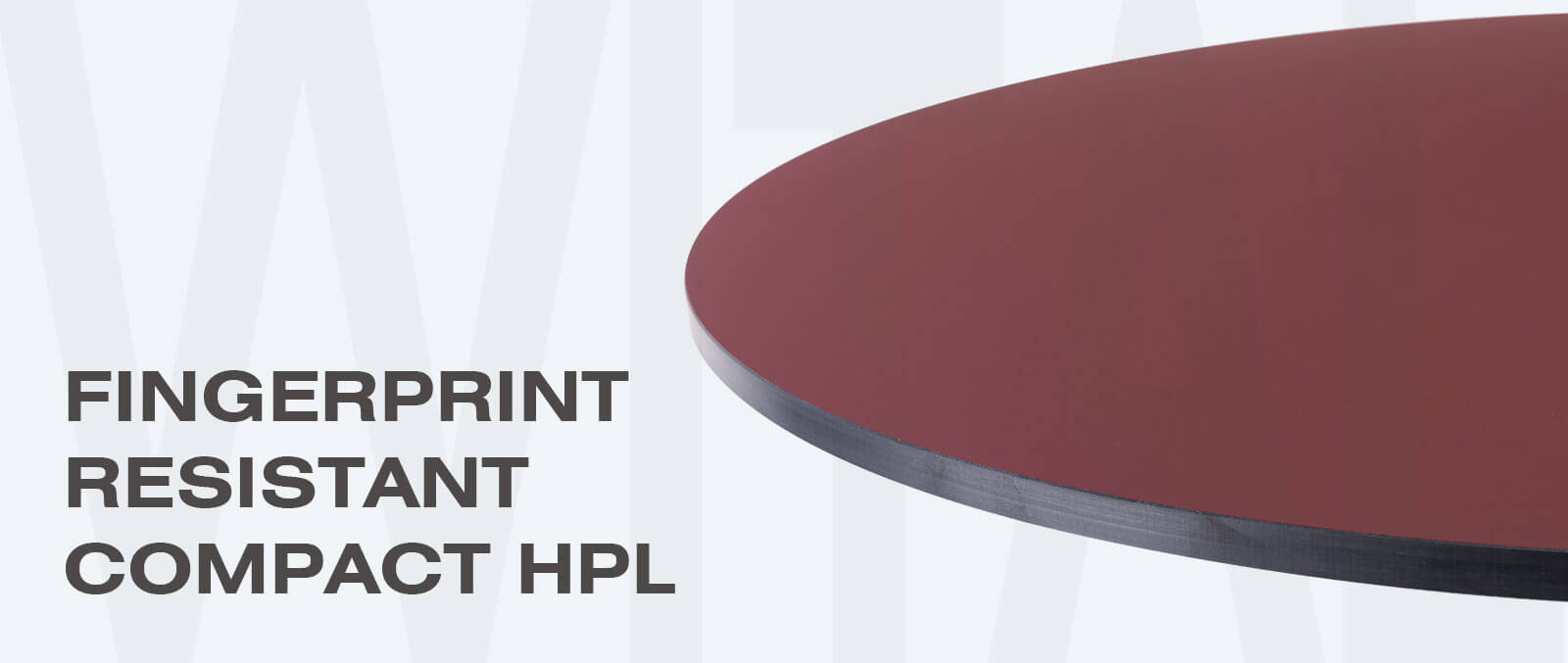 round compact hpl table
