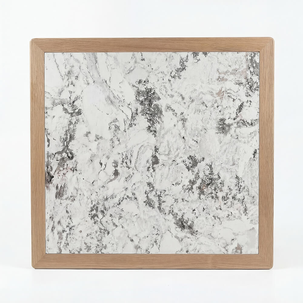 Timber Frame Ceramic Square Table Top