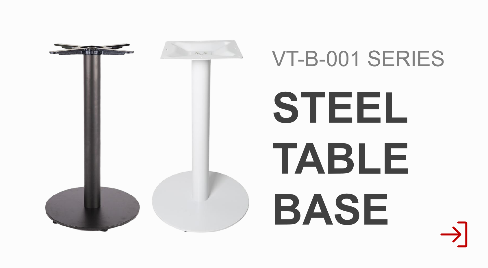 steel table base