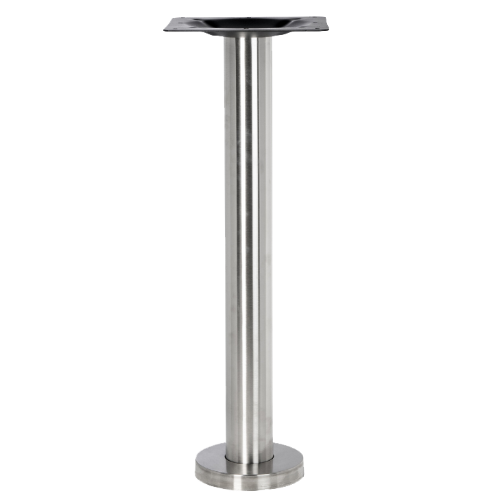 stainless steel slim round table base
